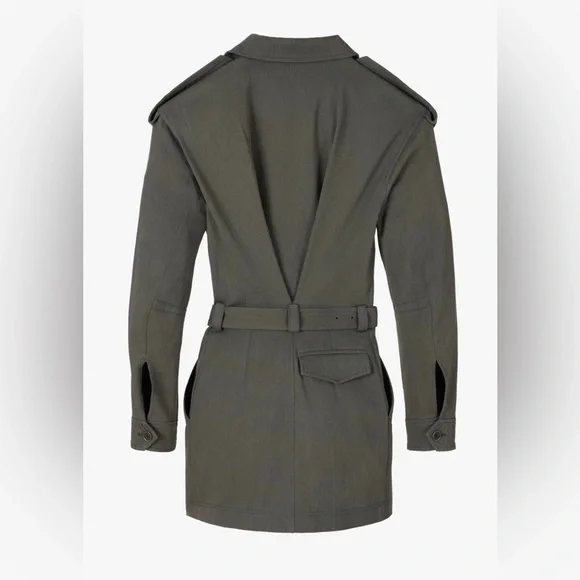NWOT Zara Surplus Line S Military Jacket Dress one of a kind wardrobe must. #16 - Picture 2 of 6